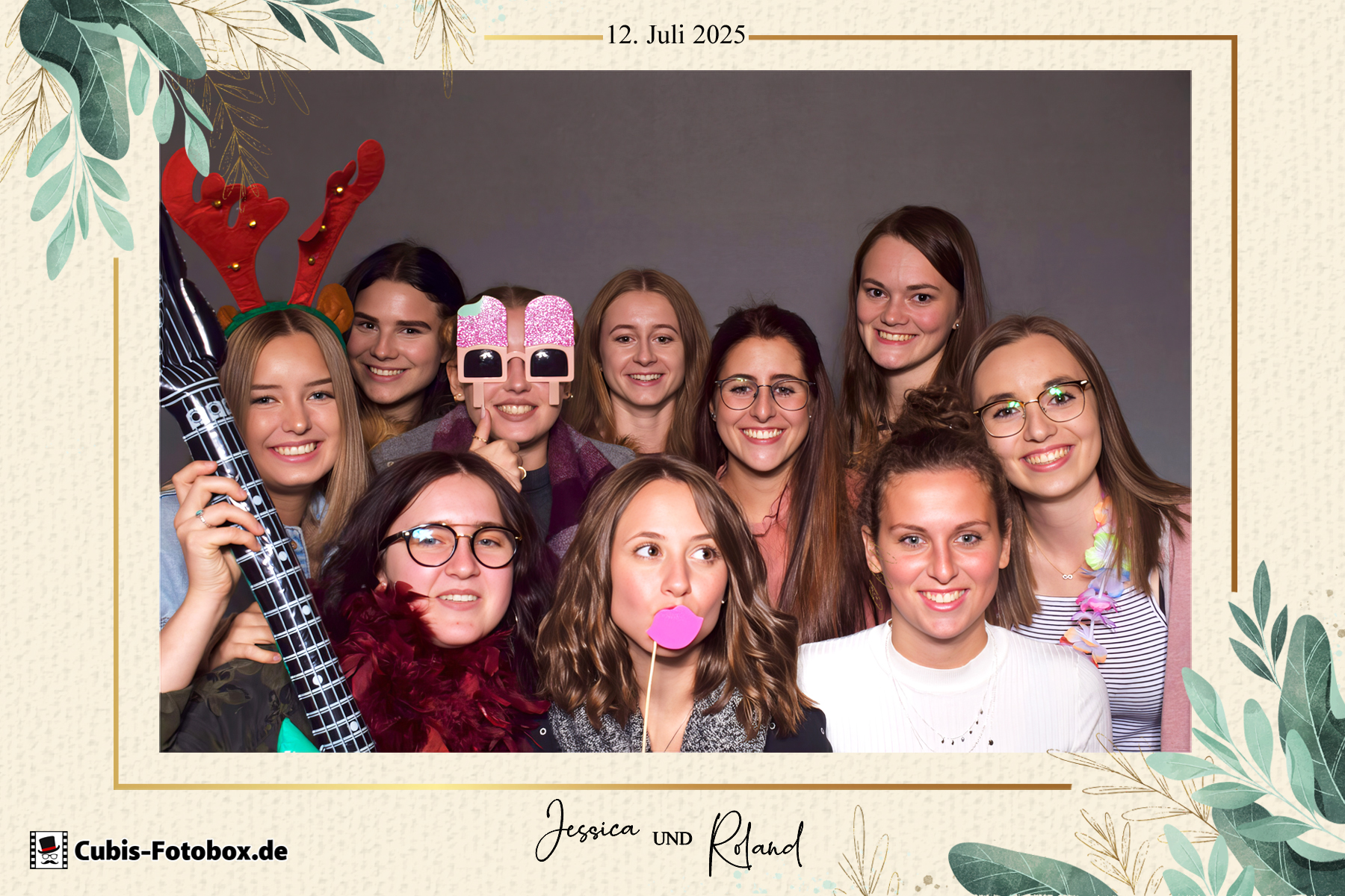 Schöne Geburtstagsmomente festgehalten in der Cubis-Fotobox