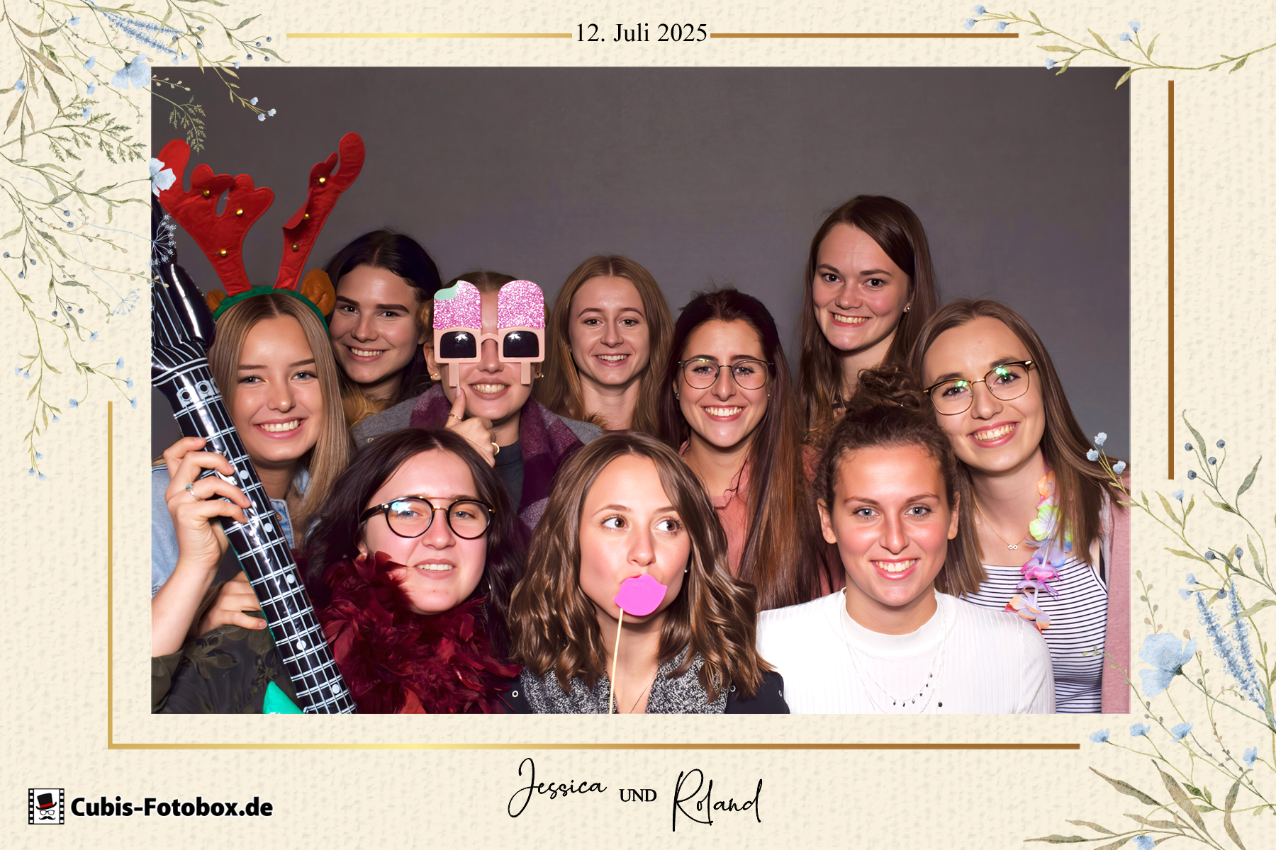 Schöne Geburtstagsmomente festgehalten in der Cubis-Fotobox