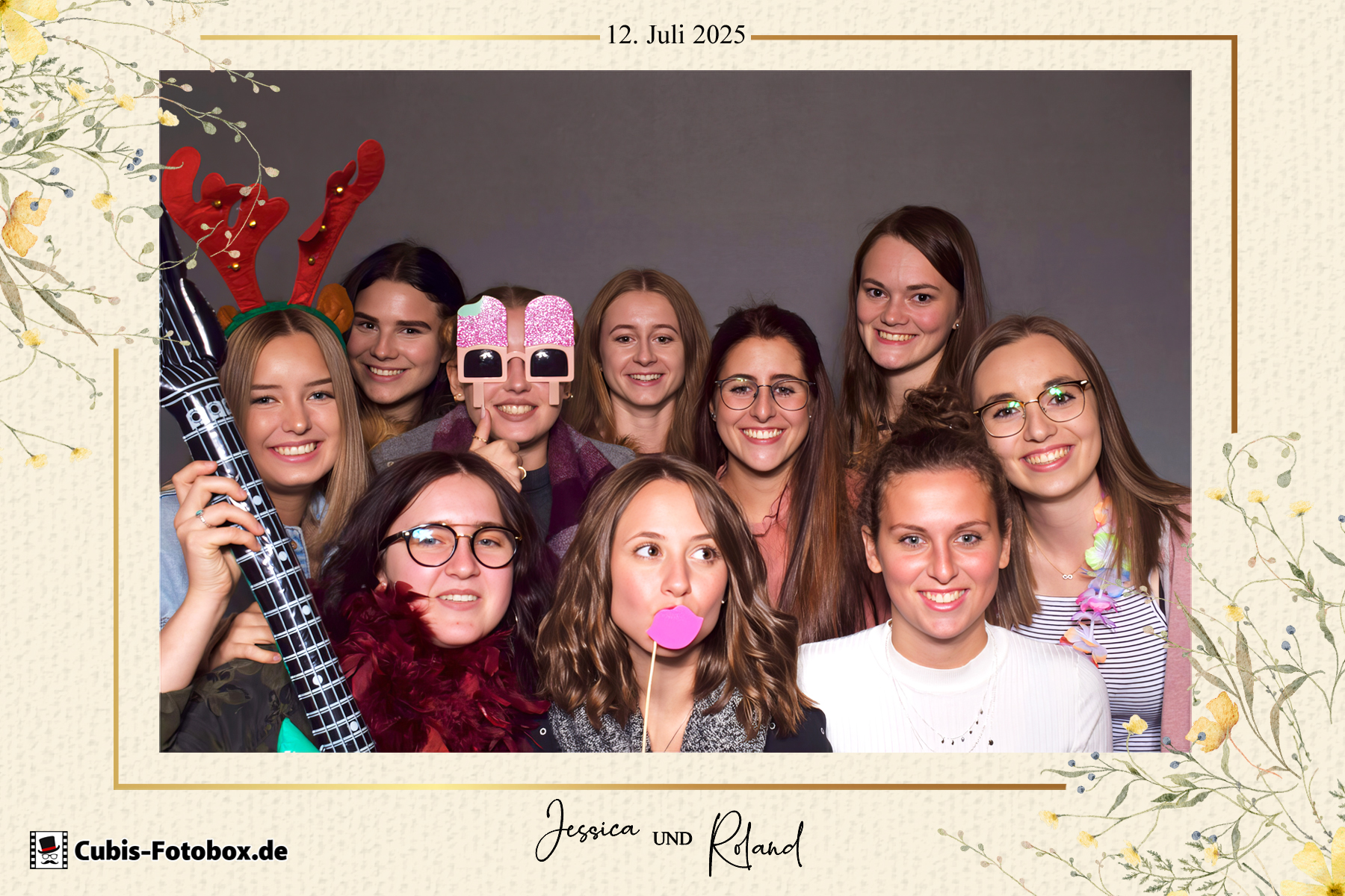 Schöne Geburtstagsmomente festgehalten in der Cubis-Fotobox