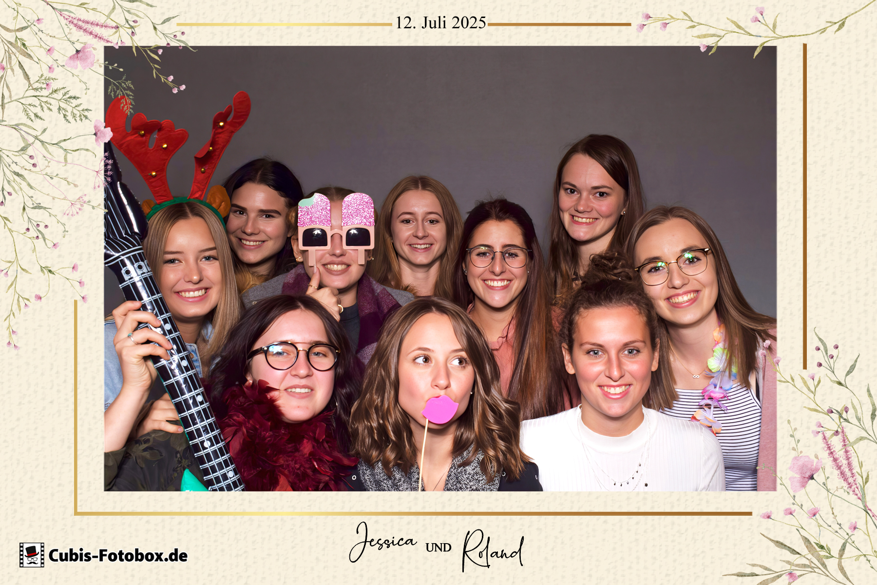 Schöne Geburtstagsmomente festgehalten in der Cubis-Fotobox