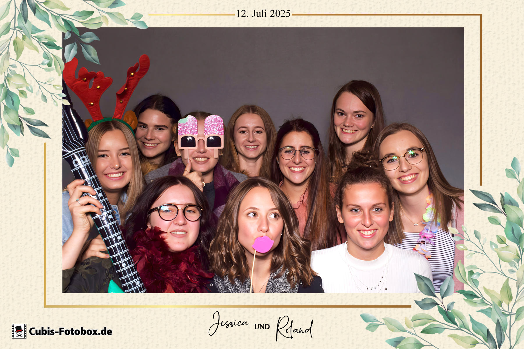 Schöne Geburtstagsmomente festgehalten in der Cubis-Fotobox